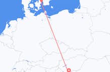 Loty z Osijek, Chorwacja do Kopenhagi, Dania