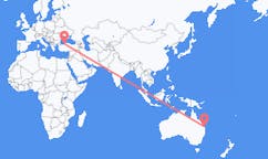 Flights from Hervey Bay, Australia to Zonguldak, Turkey
