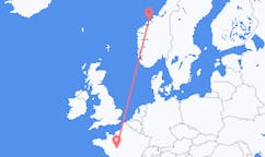 Loty z miasta Tours do miasta Kristiansund