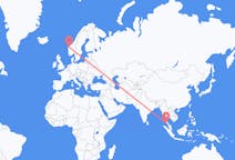 Flights from Phuket City, Thailand to Volda, Norway