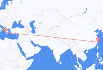 Flyg från Taizhou, Jiangsu, Kina till Zakynthos Island, Grekland