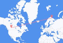 Flights from Edmonton, Canada to Kirkenes, Norway