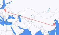 Flyg från Huangshan, Kina till Lublin, Polen