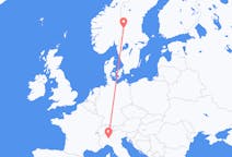 Flights from Milan to Rörbäcksnäs