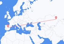 Flyg från Semej, Kazakstan till Madrid, Spanien
