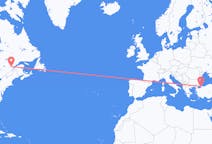 Flyreiser fra Saguenay, til Istanbul