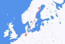 Vols de Paderborn pour Umeå