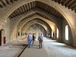 Excursión de un día al pueblo de Lagrasse y a la abadía de Fontfroide. Excursión privada desde Carcasona.