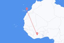 Flights from Bouaké to Ajuy