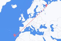 Flights from Arkhangelsk, Russia to Santa Cruz de La Palma, Spain