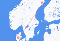 Flights from Billund, Denmark to Umeå, Sweden