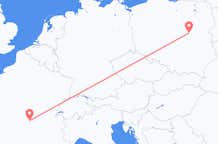 Flyg från Clermont-Ferrand till Warszawa
