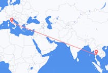 Flights from Hua Hin District, Thailand to Rome, Italy