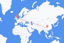 Flyrejser fra Luzhou, Kina til Durham, England, England