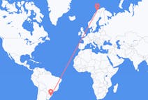 Flyrejser fra Porto Alegre, Brasilien til Tromsø, Norge