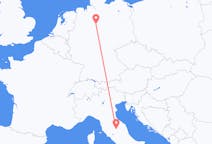 Flights from Perugia, Italy to Hanover, Germany