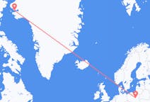 Flights from Warsaw, Poland to Qaanaaq, Greenland