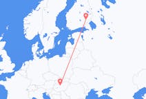 Vols de Savonlinna, Finlande pour Budapest, Hongrie