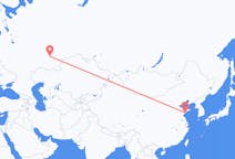 出发地 中国青岛市目的地 俄罗斯乌法的航班
