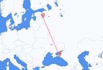 Flyg från Anapa till Pskov