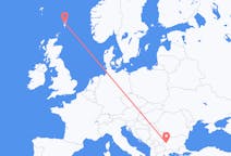 Fly fra Shetland Islands til Sofia