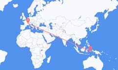 Vluchten van Ambon, Maluku, Indonesië naar Chambéry, Frankrijk