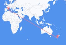 Flights from Dunedin, New Zealand to Menorca, Spain