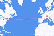 Flights from New York to Genoa