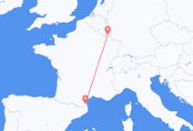 Flyg från Luxemburg, Luxemburg till Perpignan, Frankrike