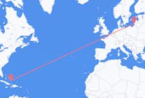 Flyreiser fra Crooked øy, Bahamas til Palanga, Litauen