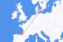 Flights from from San Sebastian to Copenhagen