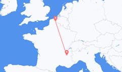出发地 法国格勒诺布尔目的地 法国里尔的航班