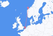 Flyg från Ostend, Belgien till Ålesund, Norge