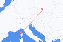 Flyrejser fra Calvi, Haute-Corse, Frankrig til Ostrava, Tjekkiet