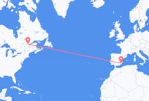 出发地 加拿大出发地 薩格奈目的地 西班牙穆尔西亚的航班