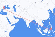 Flyreiser fra Manado, Indonesia til Istanbul, Tyrkia