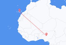 Flyreiser fra Abuja, til Las Palmas