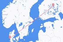 Flights from Esbjerg, Denmark to Kuopio, Finland