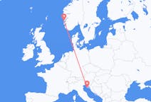 Flights from Stord, Norway to Pula, Croatia