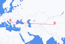 Flyg från Dunhuang, Kina till Sarajevo, Kina