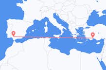 Vluchten van Sevilla naar Antalya