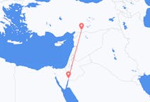 Vluchten van Eilat, Israël naar Gaziantep, Turkije