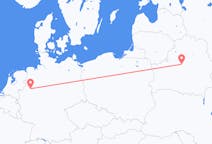 Flyreiser fra Minsk, Hviterussland til Münster, Tyskland