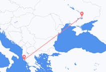 Flüge von der Stadt Saporoshje in die Stadt Korfu