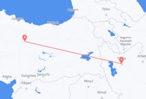 Рейсы из Тебриза (Иран) в Сивас (Турция)