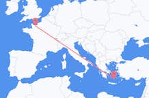 Flyg från Caen till Santorini