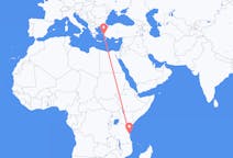 Flyrejser fra Dar es-Salaam til Samos