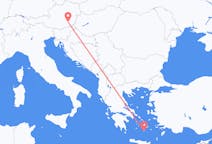 Vuelos de Graz, Austria a Santorini, Grecia