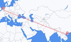 Flug frá Sanya, Kína til Maastricht, Hollandi