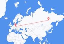 Flyg från Jakutsk till Prag